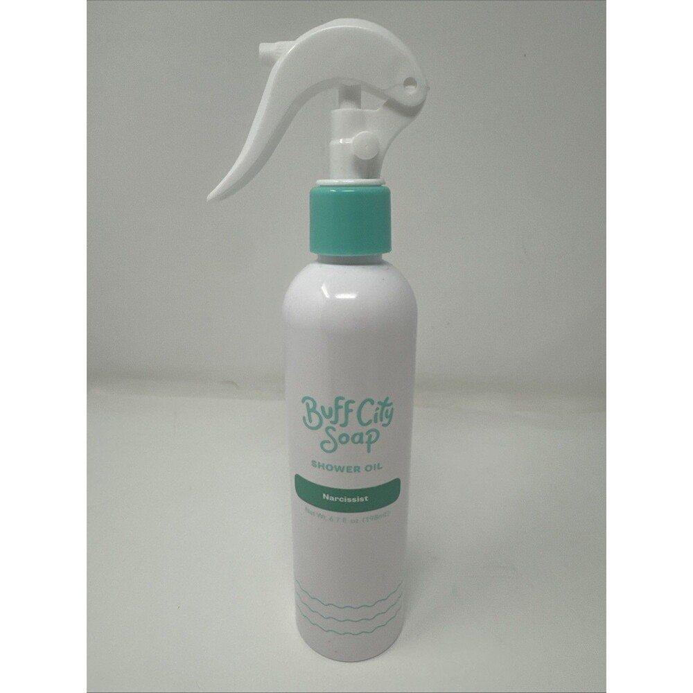 Buff City Soap. Narcissist Body Shower Oil Spray 6.7 fl oz. NEW